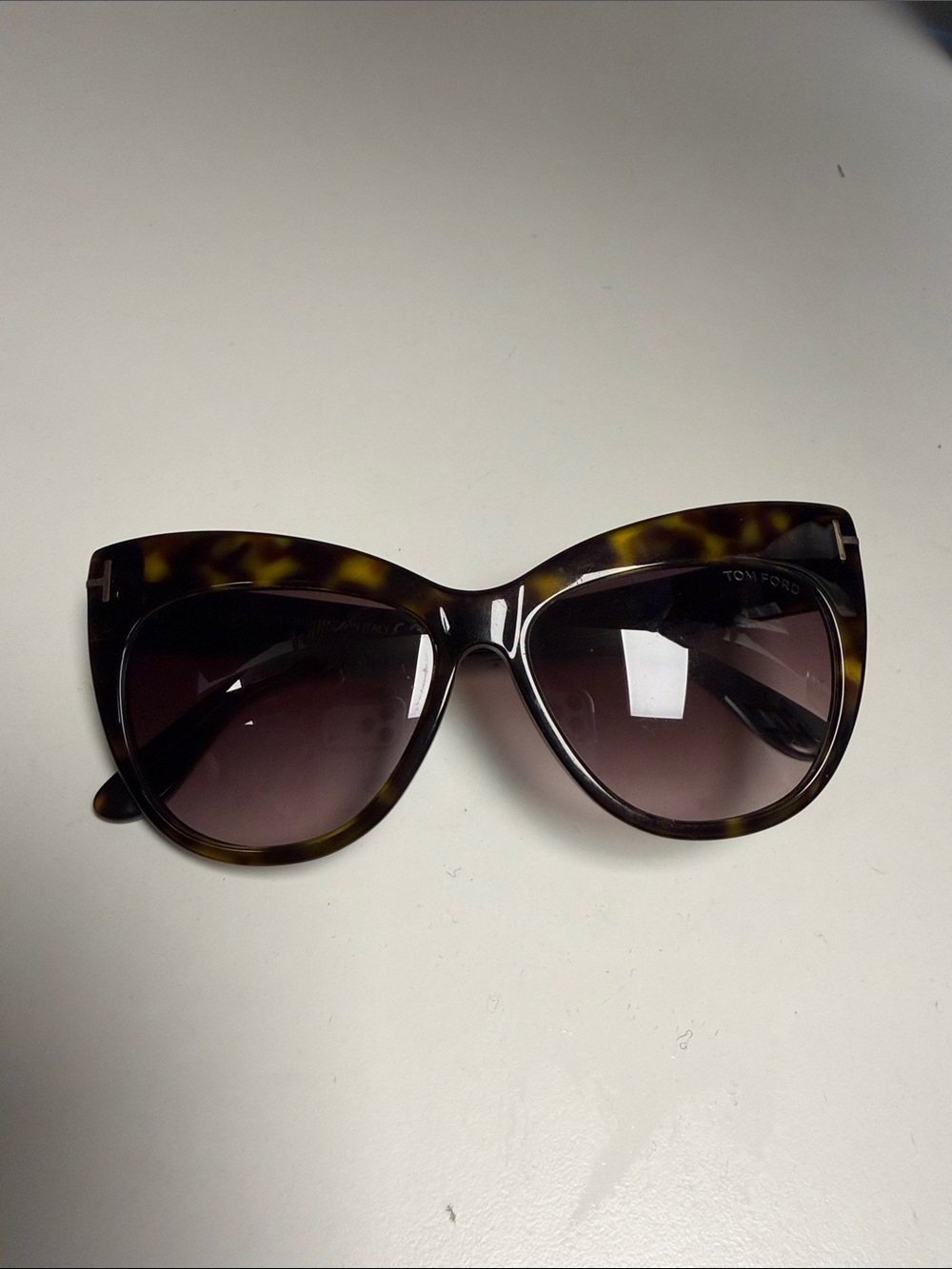 Tom Ford Women's Tortoiseshell Cat-Eye Sunglasses - Brown Lenses